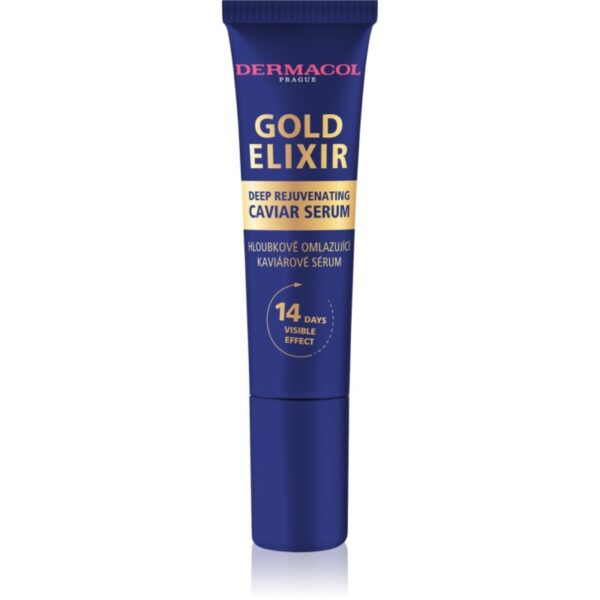 Dermacol Gold Elixir ser de reparare in profunzime cu caviar 12 ml-ro