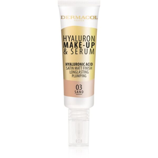 Dermacol Hyaluron make-up cu textura usoara cu acid hialuronic culoare 03 Sand 25 g-ro