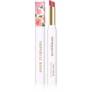 Dermacol Imperial Rose ruj mat cu aromă de trandafiri culoare 02 1