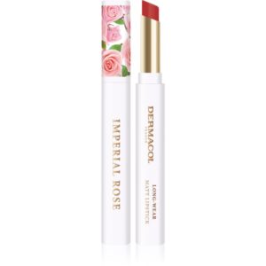 Dermacol Imperial Rose ruj mat cu aromă de trandafiri culoare 04 1