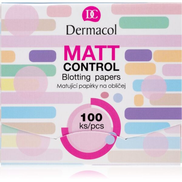 Dermacol Matt Control foițe cu efect matifiant 100 buc-Țena