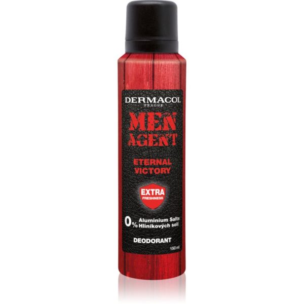 Dermacol Men Agent Eternal Victory Deodorant Spray fara continut de aluminiu pentru barbati 150 ml-Țena