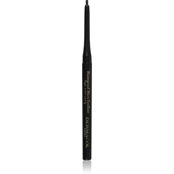 Dermacol Micro Eyeliner Waterproof creion dermatograf waterproof culoare 01 Black 0