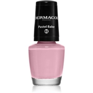 Dermacol Mini lac de unghii culoare 02 Pastel Babe 5 ml-Țena