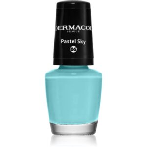 Dermacol Mini lac de unghii culoare 06 Pastel Sky 5 ml-Țena