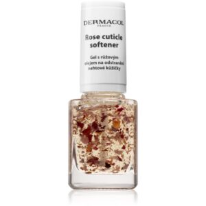 Dermacol Nail Care Rose gel pentru îndepărtarea cuticulelor cu ulei de trandafir 12 ml-Țena