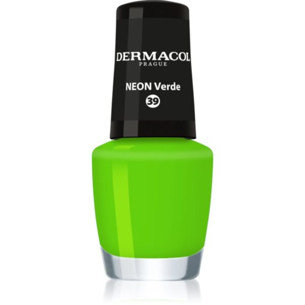 Dermacol Neon lac de unghii cu stralucire neon culoare 39 Verde 5 ml-ro