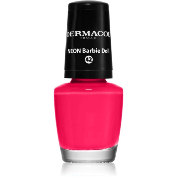 Dermacol Neon lac de unghii cu stralucire neon culoare 42 Barbie Doll 5 ml-ro