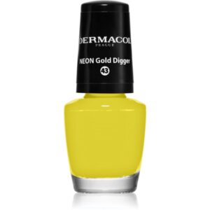 Dermacol Neon lac de unghii cu stralucire neon culoare 43 Gold Digger 5 ml-ro