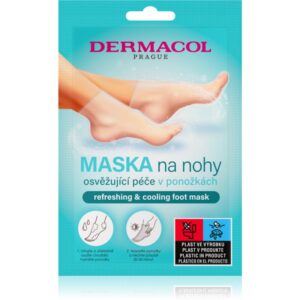Dermacol Refreshing & Cooling masca regeneratoare pentru picioare sub formă de șosete cu efect revigorant 1 pereche-Țena