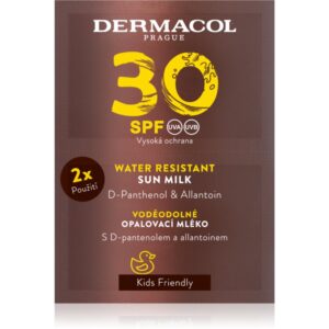 Dermacol Sun Water Resistant lapte de corp pentru soare rezistent la apa SPF 30 2x15 ml-Țena