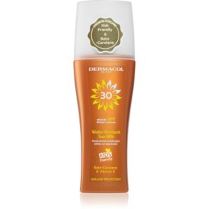 Dermacol Sun Water Resistant lapte de corp pentru soare rezistent la apa SPF 30 in spray 200 ml-Țena