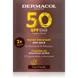 Dermacol Sun Water Resistant lapte de corp pentru soare rezistent la apa SPF 50 2x15 ml-Țena
