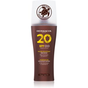 Dermacol Sun Water Resistant lapte de corp pentru soare rezistent la apa Spray SPF 20 200 ml-Țena