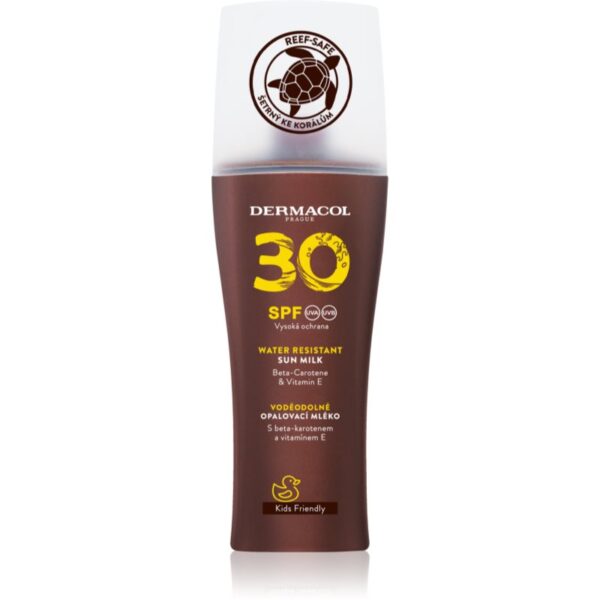 Dermacol Sun Water Resistant lapte de corp pentru soare rezistent la apa Spray SPF 30 200 ml-Țena