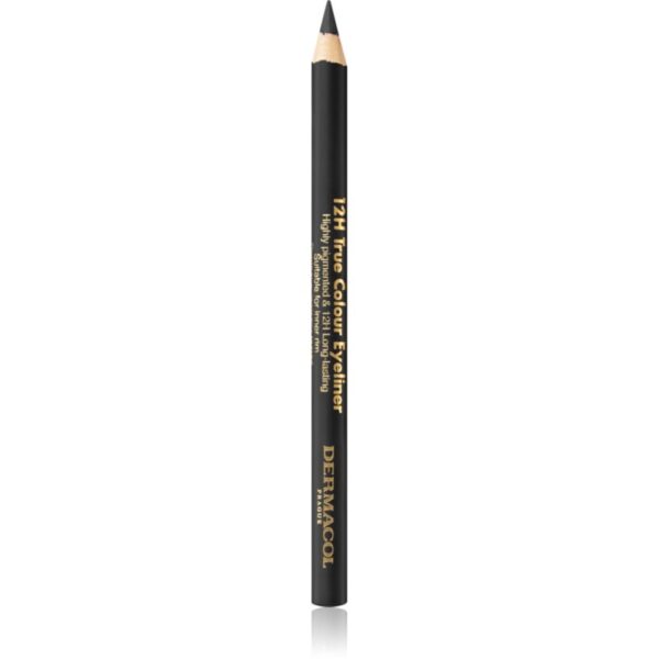 Dermacol True Colour Eyeliner dermatograf persistent culoare 08 Black 4 g-Țena