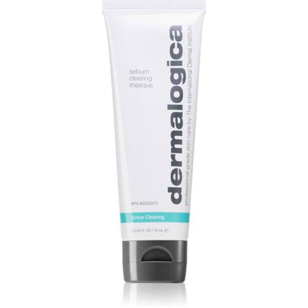Dermalogica Active Clearing Sebum Clearing Masque mască cu argilă pentru netezirea pielii 75 ml-Țena