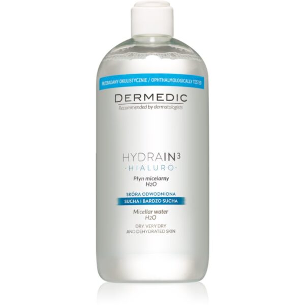 Dermedic Hydrain3 Hialuro apa cu particule micele 500 ml-Țena