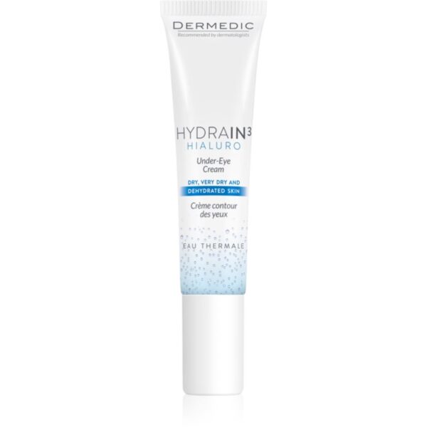Dermedic Hydrain3 Hialuro crema de ochi pentru pielea uscata si deshidratata 15 g-ro