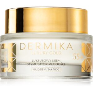 Dermika Luxury Gold crema pentru reintinerire 55+ 50 ml-Țena