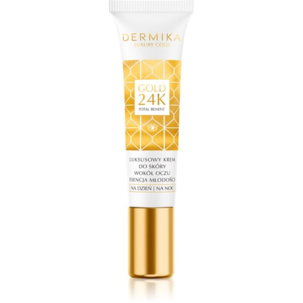 Dermika Luxury Gold crema pentru reintinerire zona ochilor 15 ml-ro