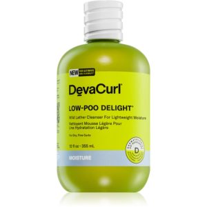 DevaCurl Low-Poo Delight® sampon pentru curatare pentru par fin 355 ml-Țena