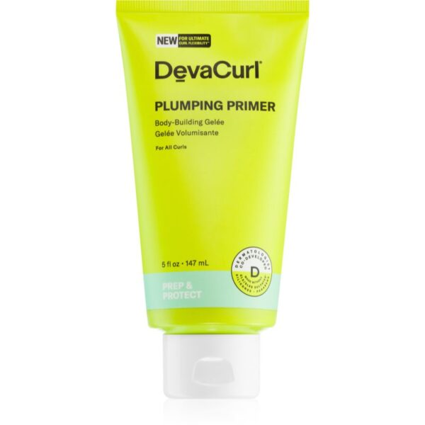 DevaCurl Plumping Primer jeleu de coafat pentru păr creț 147 ml-Țena