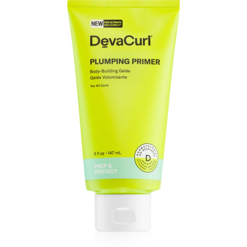 DevaCurl Plumping Primer jeleu de coafat pentru păr creț 147 ml-Țena
