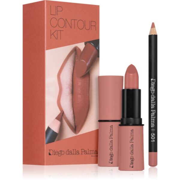 Diego dalla Palma Lip Contour Kit set îngrijire buze culoare 501 NUDE 5