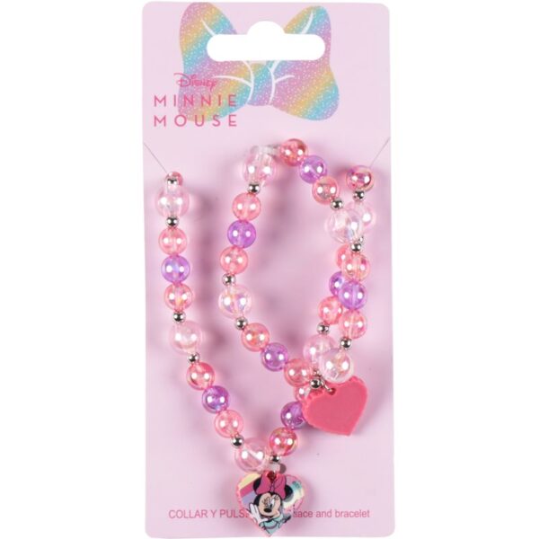 Disney Minnie Necklace and Bracelet set pentru copii 2 buc-ro