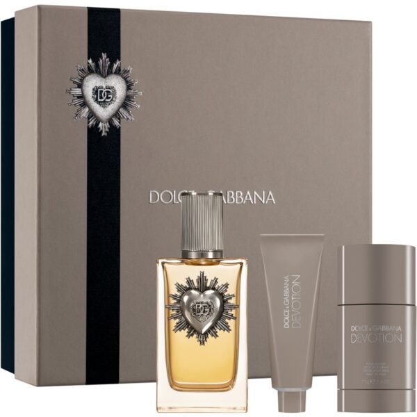 Dolce&Gabbana Devotion For Men EDP Trio Gift Set set cadou pentru bărbați-ro