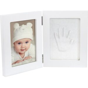 Dooky Luxury Memory Box Double Frame Handprint set de mulaj pentru amprentele bebelușului 1 buc-ro
