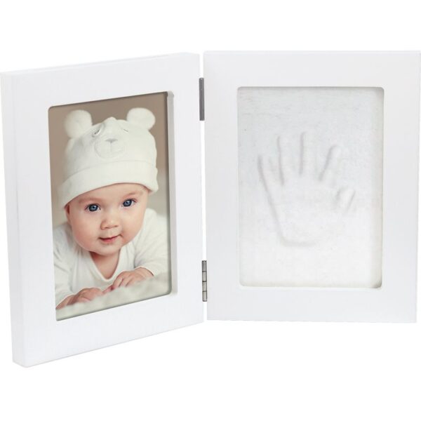Dooky Luxury Memory Box Double Frame Handprint set de mulaj pentru amprentele bebelușului 1 buc-ro