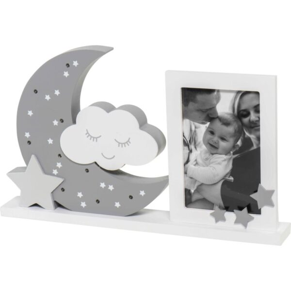 Dooky Luxury Memory Box Triple Frame Printset ramă decorativă cu iluminare LED de fundal Grey 1 buc-ro