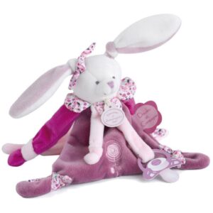 Doudou Gift Set Bunny with Soother Clip jucărie de pluș cu clips 1 buc-ro