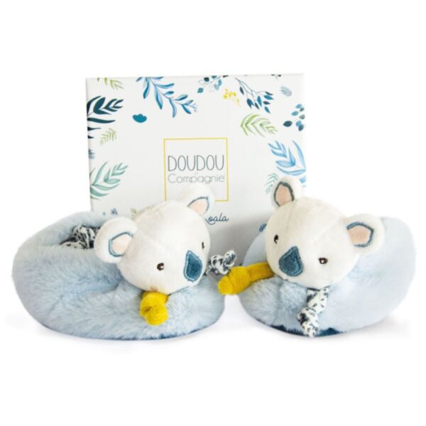 Doudou Koala Yoca set de botoșei cu zornăitoare 0-6 months 1 buc-ro