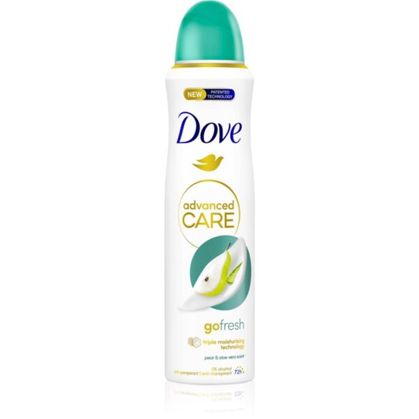 Dove Advanced Care Antiperspirant spray anti-perspirant 72 ore Pear & Aloe 150 ml-ro