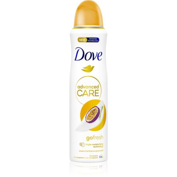 Dove Advanced Care Go Fresh antiperspirant 72 ore Passion Fruit & Lemongrass 150 ml-Țena