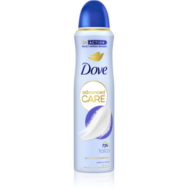 Dove Advanced Care Talco antiperspirant pentru femei 150 ml-ro