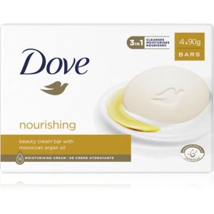 Dove Cream Oil săpun solid cu ulei de argan 4x90 g-Țena