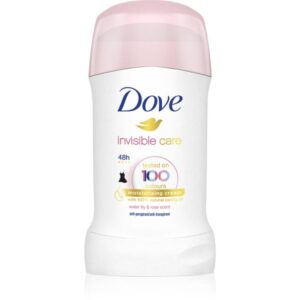 Dove Invisible Care Antiperspirant deodorant solid împotriva petelor albe fară alcool Water Lily & Rose 40 ml-ro