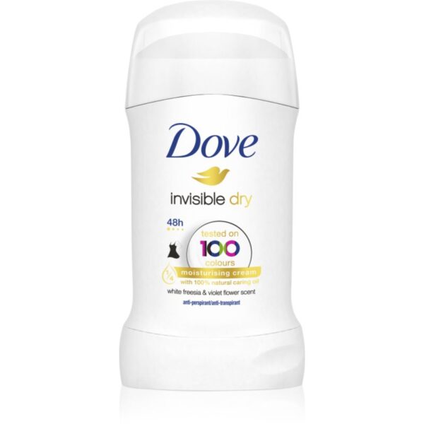 Dove Invisible Dry Antiperspirant deodorant solid împotriva petelor albe 48 de ore 40 ml-ro