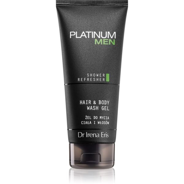 Dr Irena Eris Platinum Men Clean-Up gel de dus revigorant pentru corp si par 200 ml-ro