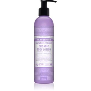 Dr. Bronner’s Lavender & Coconut lapte de corp intens hrănitor pentru piele normala si uscata 240 ml-ro