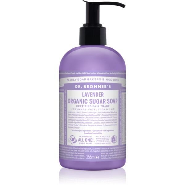 Dr. Bronner’s Lavender săpun lichid pentru corp si par 355 ml-ro