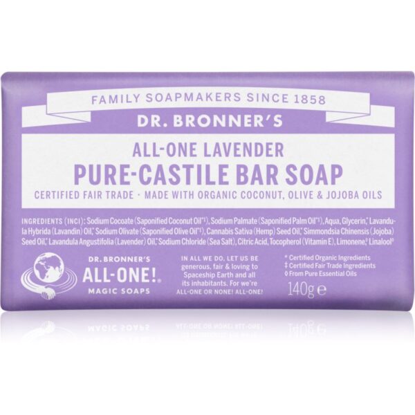 Dr. Bronner’s Lavender săpun solid 140 g-ro