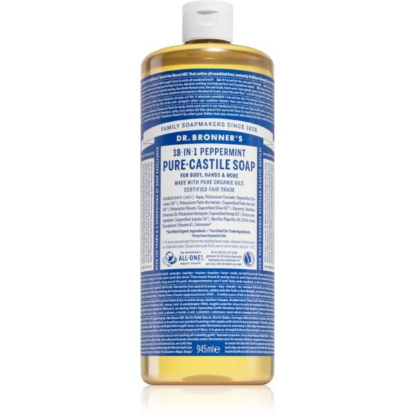 Dr. Bronner’s Peppermint săpun lichid universal 945 ml-ro