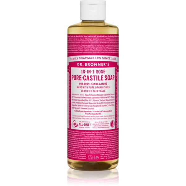 Dr. Bronner’s Rose săpun lichid universal 475 m-ro