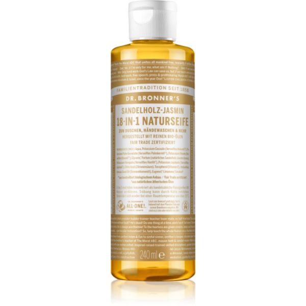 Dr. Bronner’s Sandalwood & Jasmine săpun lichid universal 240 ml-ro