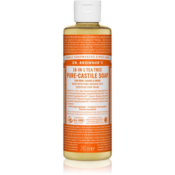 Dr. Bronner’s Tea Tree săpun lichid universal 240 ml-ro